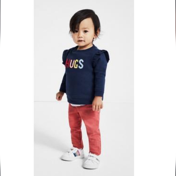 gymboree all smiles muted red skinny denim jeans 2T toddler girls - Picture 1 of 14